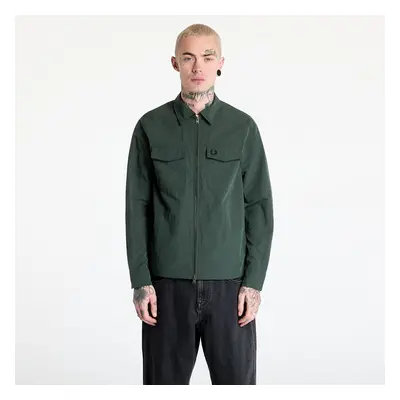 Bunda FRED PERRY Zip Through Overshirt Court Green