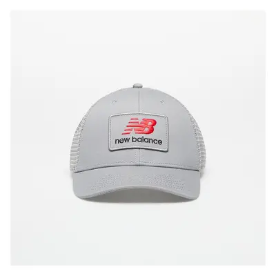 Kšiltovka New Balance Stacked Patch Logo Trucker Cap Grey