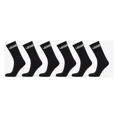 Ponožky Vans Classic Crew Socks 6-Pack Black