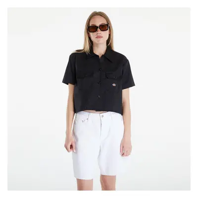 Košile Dickies Cropped Short Sleeve Work Shirt Black