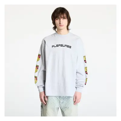 Tričko PLEASURES Fast Life Long Sleeve Ash Grey