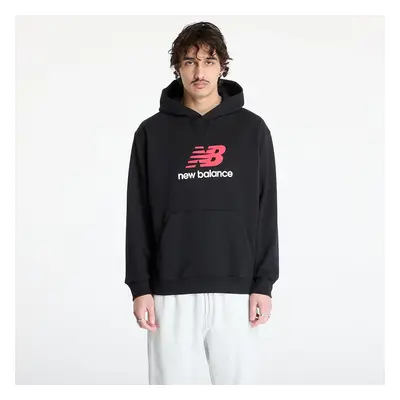 Mikina New Balance Athletics French Terry Logo Hoodie Black