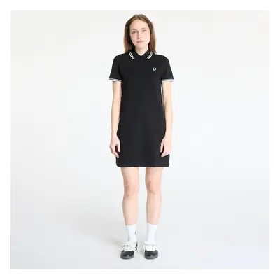 Šaty FRED PERRY The Twin Tipped Dress Black