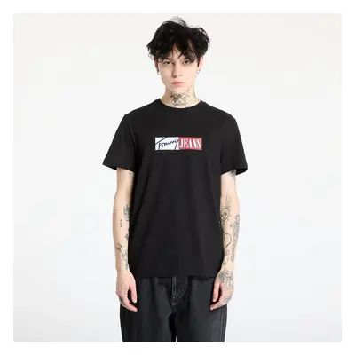 Tričko Tommy Jeans Slim Entry Graphic Tee Black