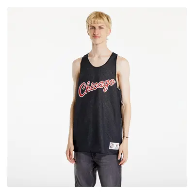 Dres Mitchell & Ness NBA Reversible Mesh Practice Tank Vintage Logo Chicago Bulls Multi/ Black