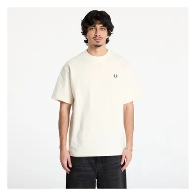 Tričko FRED PERRY Embroidered Champion T-Shirt Ecru