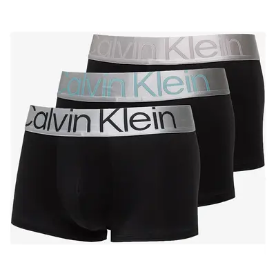 Boxerky Calvin Klein Reconsidered Steel Low Rise Trunk 3-Pack Black