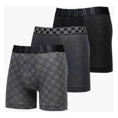 Boxerky Jordan Flight Modal Monogram Boxer Brief 3-Pack Black