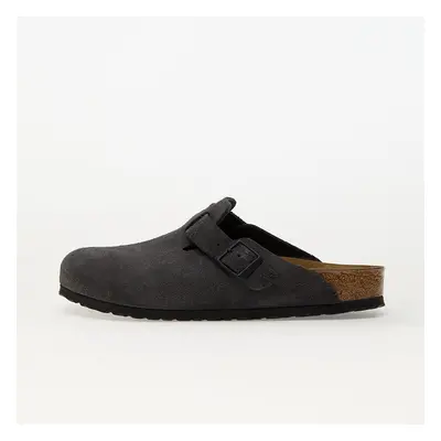 Tenisky Birkenstock Boston Suede Leather Velvet Grey EUR