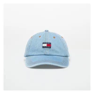 Kšiltovka Tommy Jeans Heritage Denim Cap Denim