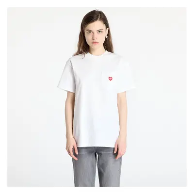 Tričko Carhartt WIP S/S Pocket Heart T-Shirt UNISEX White/ Red