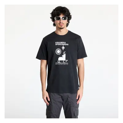 Tričko Columbia Explorers Canyon™ SS Tee Black/ Naturally Outdoor