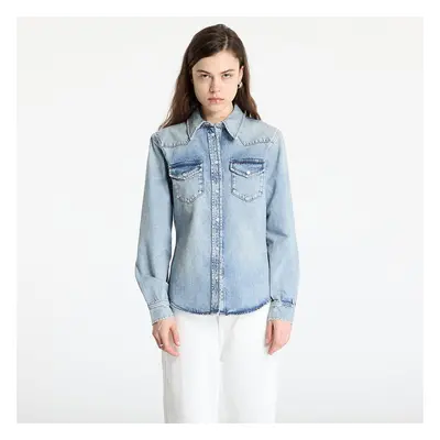 Košile Tommy Jeans Regular Western Shirt Denim