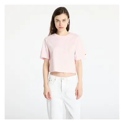 Tričko Tommy Jeans Relaxed Tonal Crew T-Shirt Pink