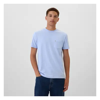 Tričko GAP Logo Pocket Tee Blue Crystal