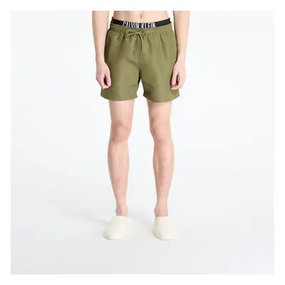 Plavky Calvin Klein Jeans Medium Double Wb Boardshorts Green