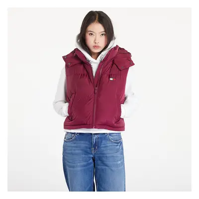 Tommy Jeans Crop Alaska Puffer Vest Valley Grape