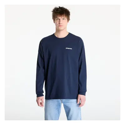 Tričko Patagonia Men's Long-Sleeved P-6 Logo Responsibili-Tee® New Navy