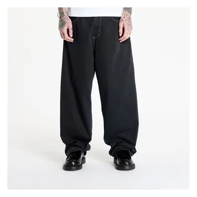 Kalhoty Carhartt WIP Brandon Pant Black Stone Dyed