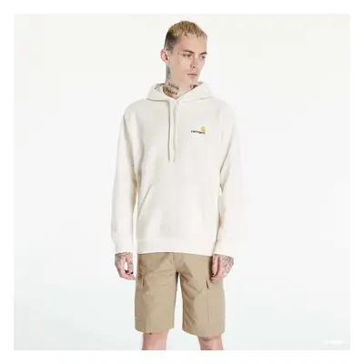 Mikina Carhartt WIP Hooded American Script Sweat UNISEX Natural