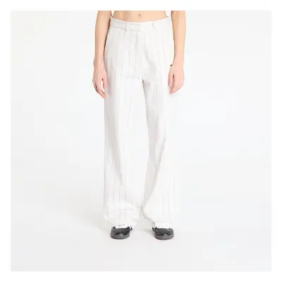 Kalhoty adidas Pinstripe Twill Loose Pants White/ Off White/ Night Indigo