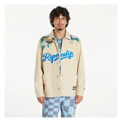 Bunda RIPNDIP Los Ripndip Twill Coaches Jacket Khaki