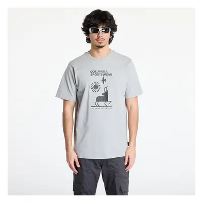 Tričko Columbia Explorers Canyon™ SS Tee Columbia Grey/ Naturally Outdoor