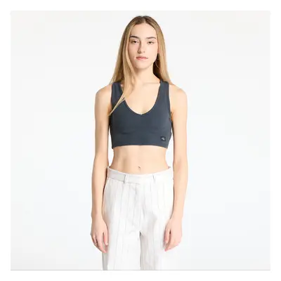 Calvin Klein Jeans Washed Woven Label Top Gray