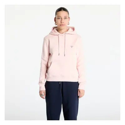 Mikina Guess JEANS Hood Reg Mini Triang Sweat Blush Cotton