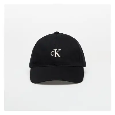 Kšiltovka Calvin Klein Jeans Monogram Embroidery Cap Black