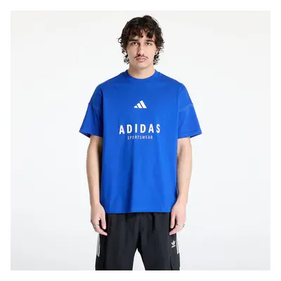 Tričko adidas All Szn Graphic T-Shirt Blue/ Team Royal Blue