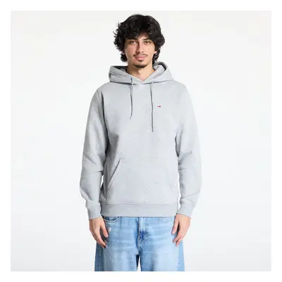 Mikina Tommy Jeans Regular Flag Hoodie Gray