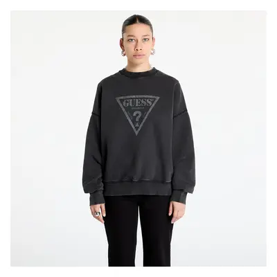 Mikina Guess Originals Vintage Triangle Sweatshirt Jet Black Multi