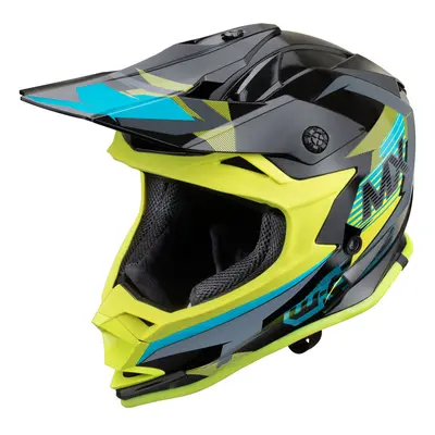 Motokrosová helma W-TEC V321 Fluo Moonlight