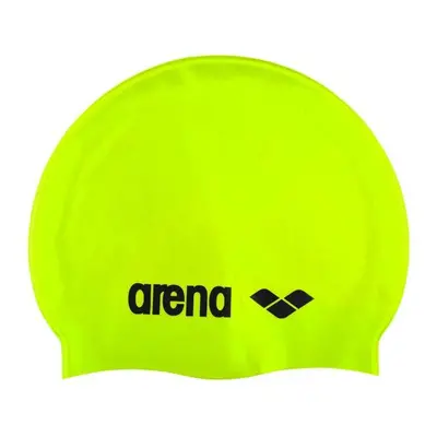 Plavecká čepice Arena Classic Silicone fluo zelená