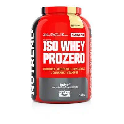 Práškový koncentrát Nutrend ISO WHEY Prozero g jahodový cheesecake