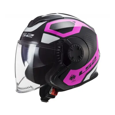 Moto přilba LS2 OF570 Verso Marker Matt Black Violet