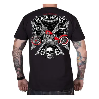 Triko BLACK HEART Iron černá