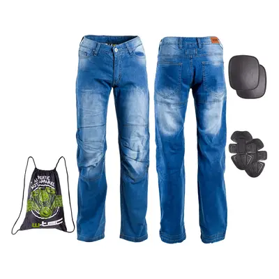 Pánské moto jeansy W-TEC Davosh modrá