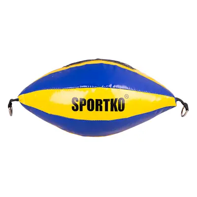 Boxovací pytel SportKO GP2 22x40cm / 4,5kg žluto-modrá