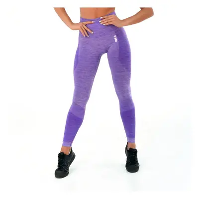 Dámské legíny Boco Wear Violet Melange Push Up fialová