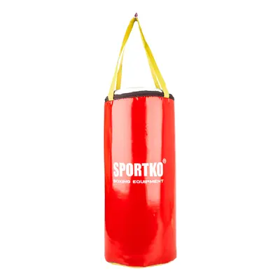 Dětský boxovací pytel SportKO MP9 24x50cm / 5kg červená