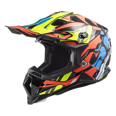 Motokrosová helma LS2 MX700 Subverter Rascal Gloss Black Fluo Orange