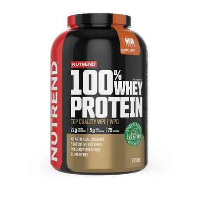 Práškový koncentrát Nutrend 100% WHEY Protein 2250g čokoládové brownies