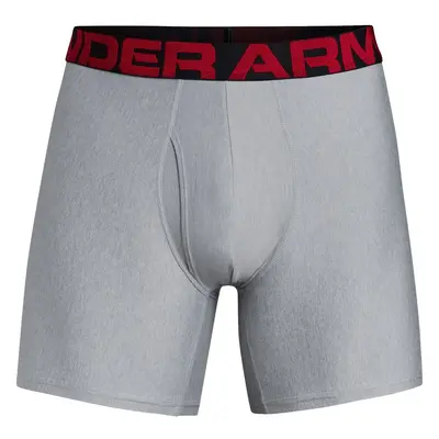 Pánské boxerky Under Armour Tech 6in Pack Mod Gray Light Heather