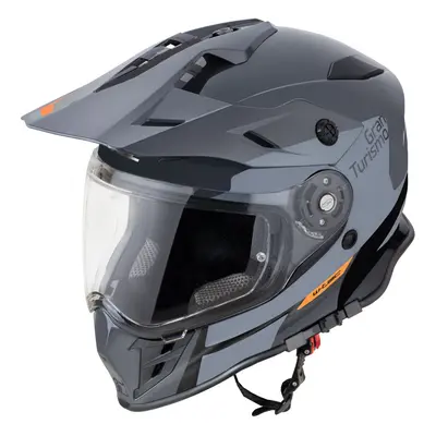 Moto přilba W-TEC V331 PR Graphic Shady Grey