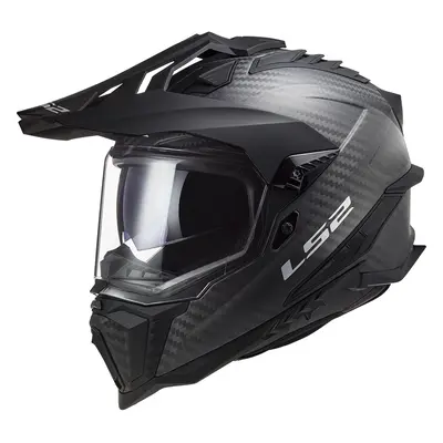 Enduro helma LS2 MX701 Explorer C Solid Matt Carbon