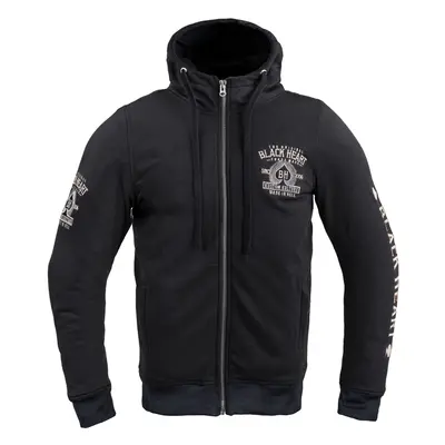 Pánská mikina W-TEC Black Heart Kustom Kulture Hoodie s aramidem černá