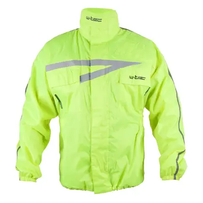 Moto pláštěnka W-TEC Rainy fluo žlutá