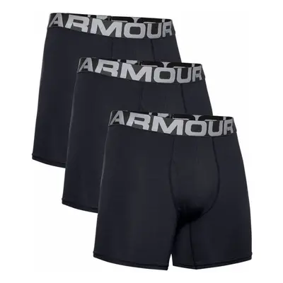 Boxerky Under Armour Charged Cotton 6in 3ks Black